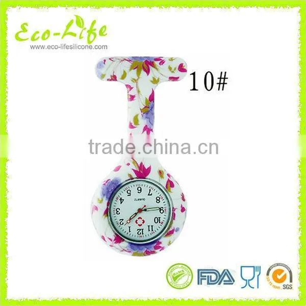 12 Printing Silicon Nurse Watch, Digital Nurse Watch, Doctor Watch, Pocket Watch