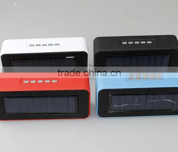 2016 Portable Mini fm Gift Bluetooth Wireless Solar Powered Speaker photo-4
