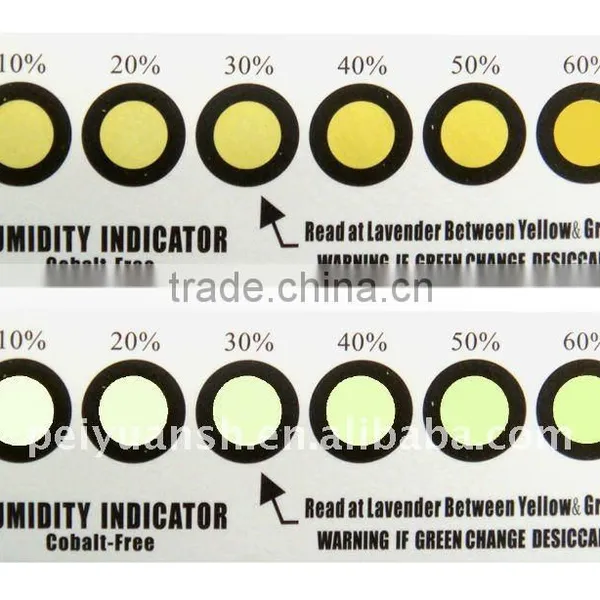 Humidity Indicator Card Sheet Six Dots Cobalt Free photo-3