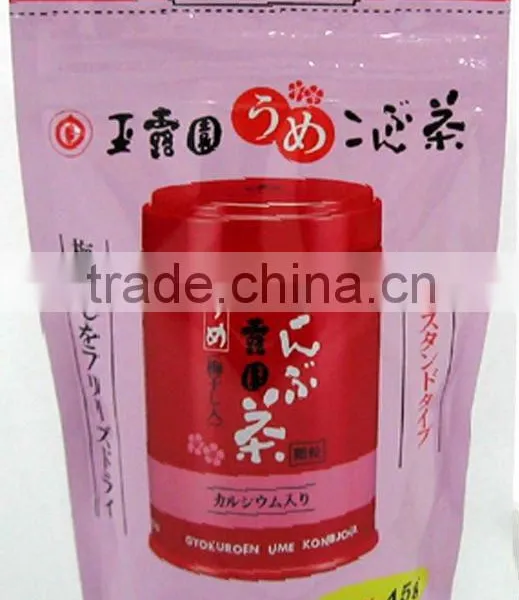 Instant Ume Plum Seaweed Tea Soup for Health and Low Calorie