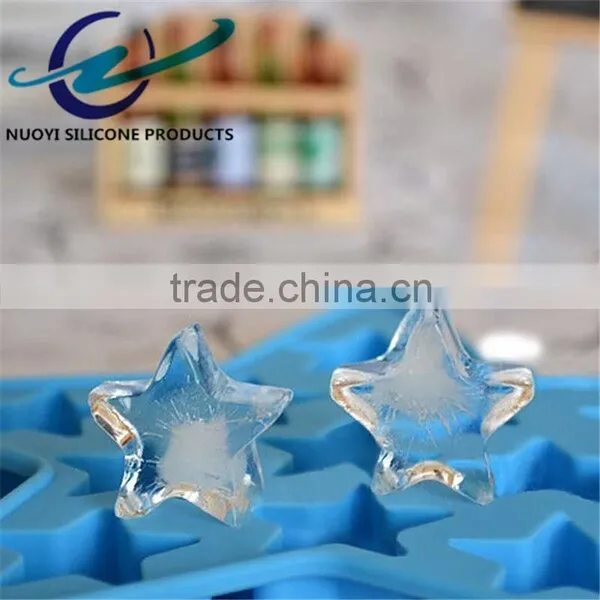 Eco-friendly Five-Pointed Star Silicone Decorative Ice Cube Tray photo-6