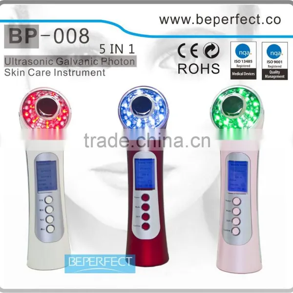 BP008B-5 in 1 Ultrasound Photon Galvanic Facial Cleaning Machine photo-3