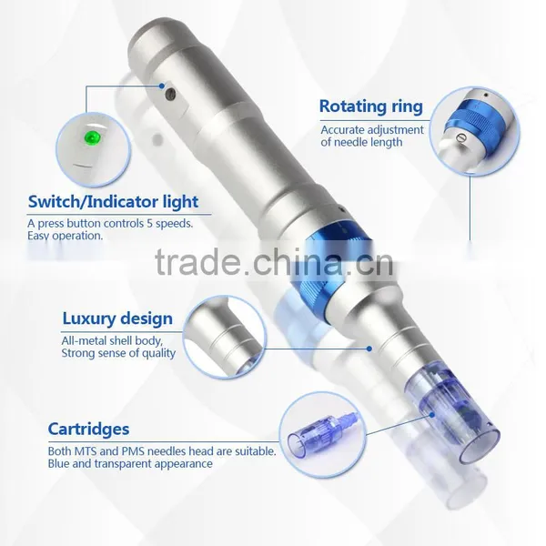 Wireless Derma Pen Dr.pen Ultima A6 Microneedle Pen Derma Stamp Needle Cartridge Newest 2016 photo-6