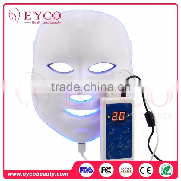 Wholesale 2016 Hot Beauty Face Care Led Mask Skin Rejuvenation Acne Removal 7 Colour Led Mask for Help Beauty Face Cream Absorb photo-2