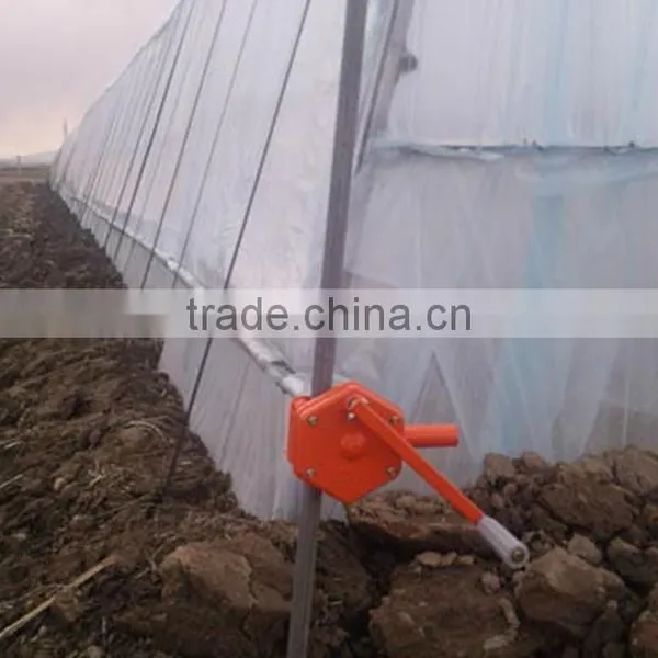 Greenhouse Equipment Manual Hand Winch Film Reeler for Agriculture Greenhouse photo-3