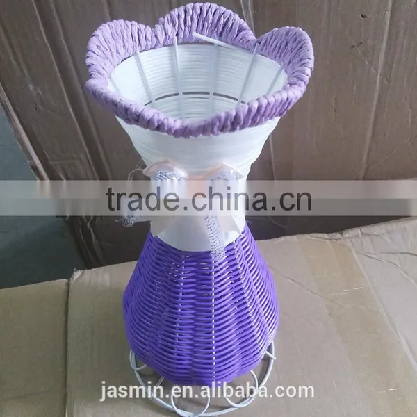 2016 Hot Sell New Weave Vase Home Decoration Thin Weaving Vase the Flower Vase Blossom Vase photo-4