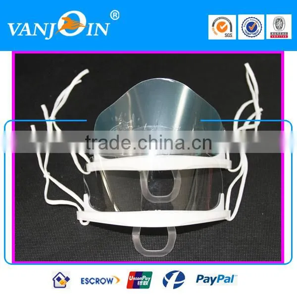 (Pack of 10) Health and Sanitay Restaurant Plastic Face Mouth Mask Guard For Restaurant Food Process photo-3
