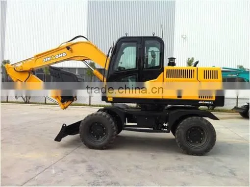 Chinese Construction Machine JGM909 Wheeled Excavator photo-3
