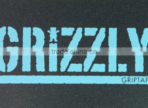 9"x33" Stamp Print Griptape, Blue Grizzly Griptape photo-2