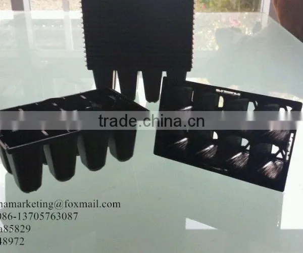 8 Cell Punnet Propagation Seedling Plastic Plug Pot Plant Trays photo-4