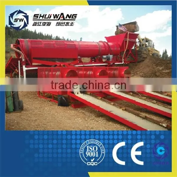 Mobile Alluvial Gold Mining Washing Plant/portable Washing Machine for Sale photo-4