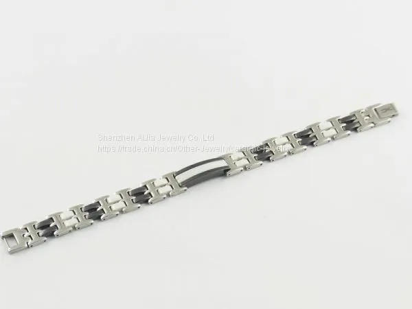 CZ Stones Inlay And Ceramic Bracelet Jewelry Unisex / Women photo-3