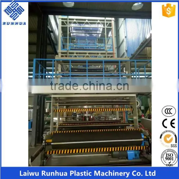 3 Layer Coex Double Winder pe Plastic Film Blowing Machine photo-4