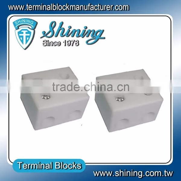 TC-652-A No Glazed Plated 600V 2 Pole 16mm 65A Porcelain Terminal photo-3