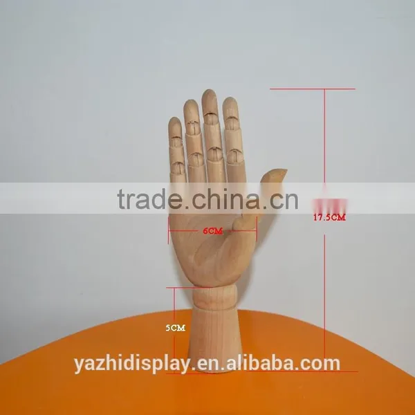Hot Sale Wood Mannequin Hand for Gloves Display photo-3