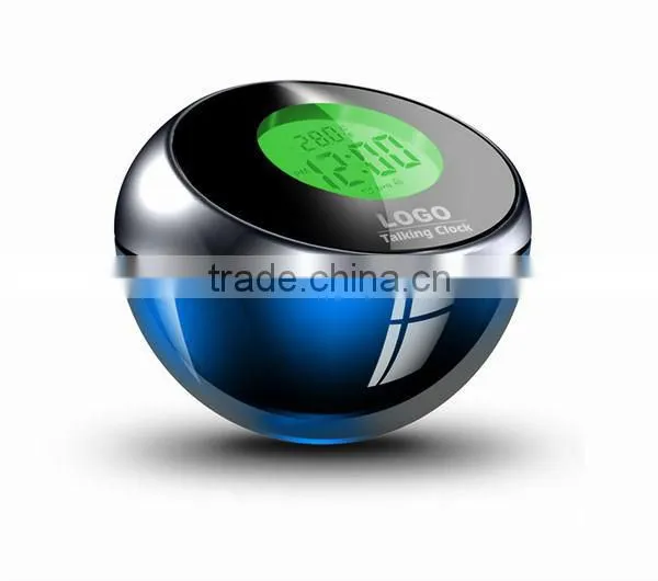 Multifunctional Digital Talking Clock, LCD Clock With Themometer photo-2