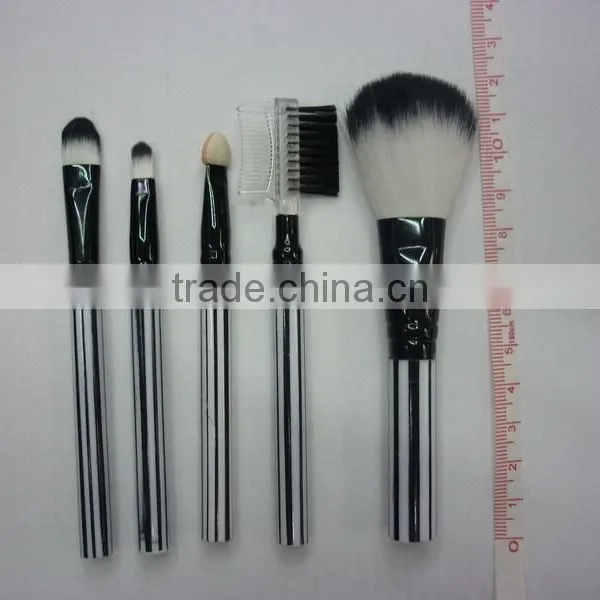 Cheap Synthetic Hair Professional Make up Brush Set Zebra-stripe Handle Brushes photo-3