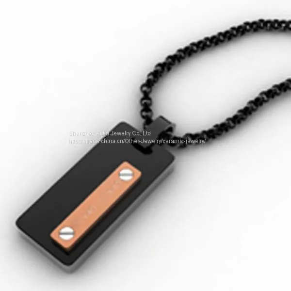 Black 304 Stainless Steel Pendants Jewelry For Gifts photo-4