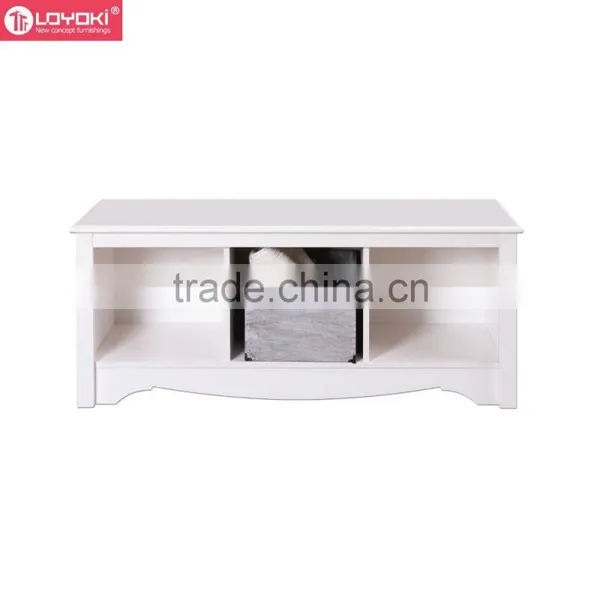 New 3 Cube Storage Organizer Home Furniture Shoes Rack Wooden Shoe Storage Bench photo-3