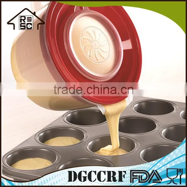 Plastic Measuring Pitcher,Mix & Pour Measuring Pitcher With Lid,BPA Free Plastic Pitcher photo-2