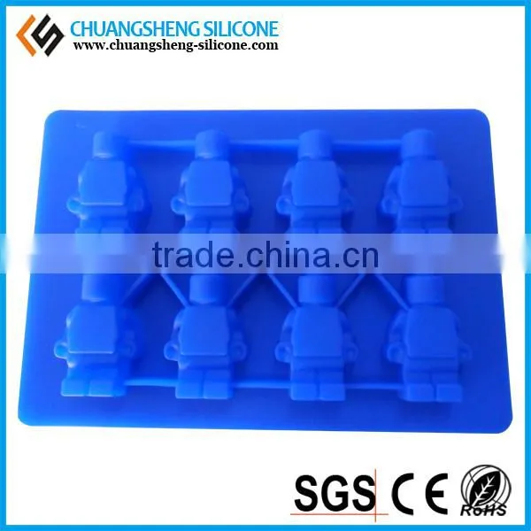 Mini Robot Shape Ice Cream Mold, Ice Cube Tray, Freeze Tooling photo-4