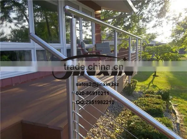 Stainless Steel Wire Railing Hardware / Cable Railing Fittings / Wire Mesh Balustrades photo-2