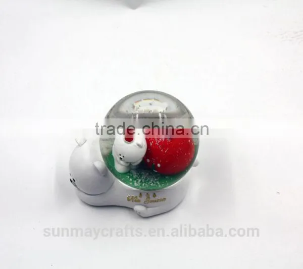Wholesale Custom Acrylic Christmas Snow Globe for Sale photo-6