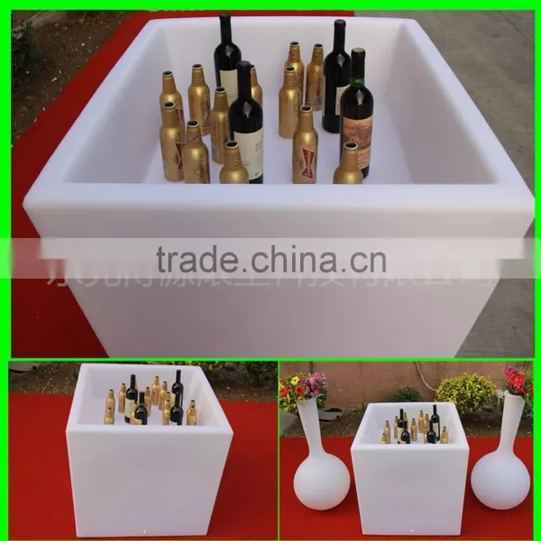 Plastic Wholesale Nightclub Led Luminous Ice Bucket photo-6
