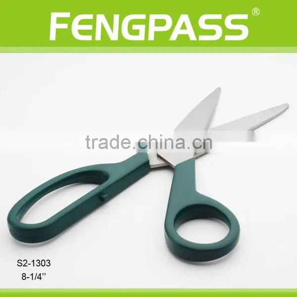 S2-1303 8-1/4" Inch 2CR13 Stainless Steel Blade With PP Handle Paper Cutting Scissors For Shape Cutting photo-3