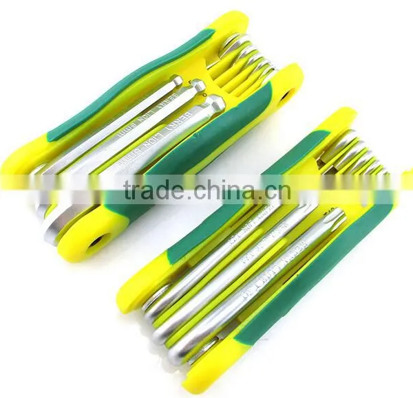 Berrylion Tools Ball End 8pcs Foldable Allen Key Set With Reasonable Price photo-4