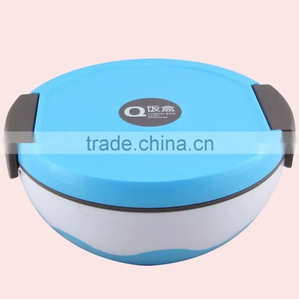 Factory Direct Sale Round Plastic Bento Lunch Box photo-5