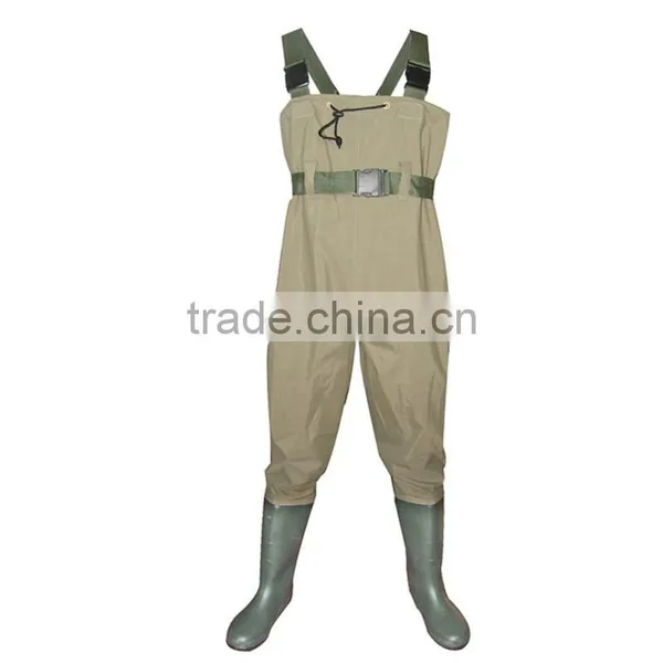 High Quality Fishing Wader 100% Waterproof Camo Chest PVC Wader photo-3
