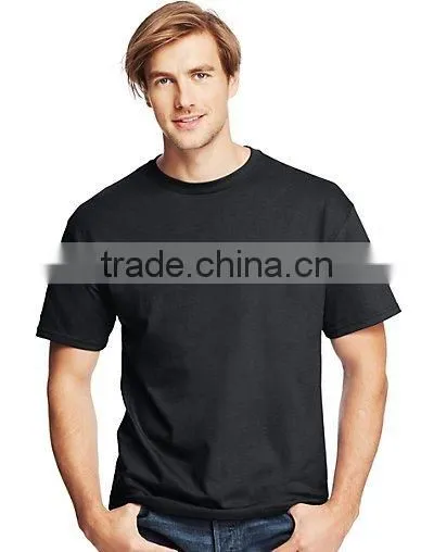 Wholesale Custom Fashion Men's ComfortSoft Crewneck Man to Man Plain T-Shirt photo-5
