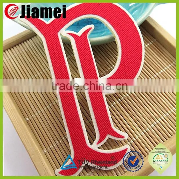 Machine Custom Heart Shape Flicker Reflective Embroidery Textile Patches photo-3