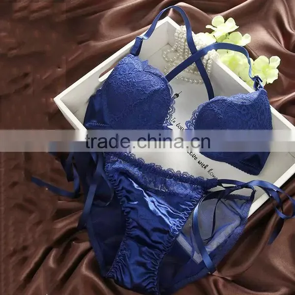 Lace Ladies Sexy Panty and Bra Sets photo-2