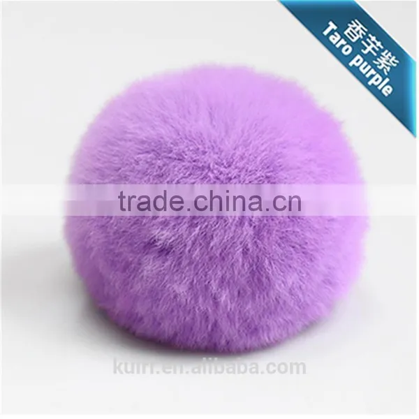 Brand New Rabbit Fur Pom Ball Keychain With High Quality Tmq-157 photo-5