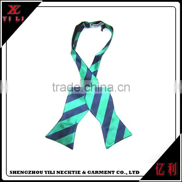 Customized Silk Woven Large Mens Self Tie Cheap Mens Silk Bow Ties photo-2