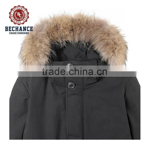Whosale Woman Winter Outdoor Down Jacket With Fur photo-4