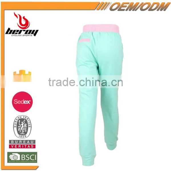 BEROY Wholesale Girl Cotton Sportswear Pants, Kids Long Pants for Running photo-3