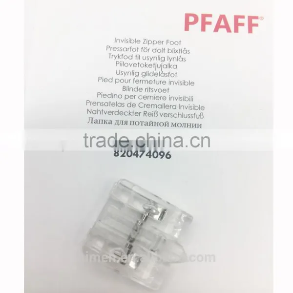 Pfaff Sewing Machines Invisible Zipper Foot, Pfaff #820474096 photo-2