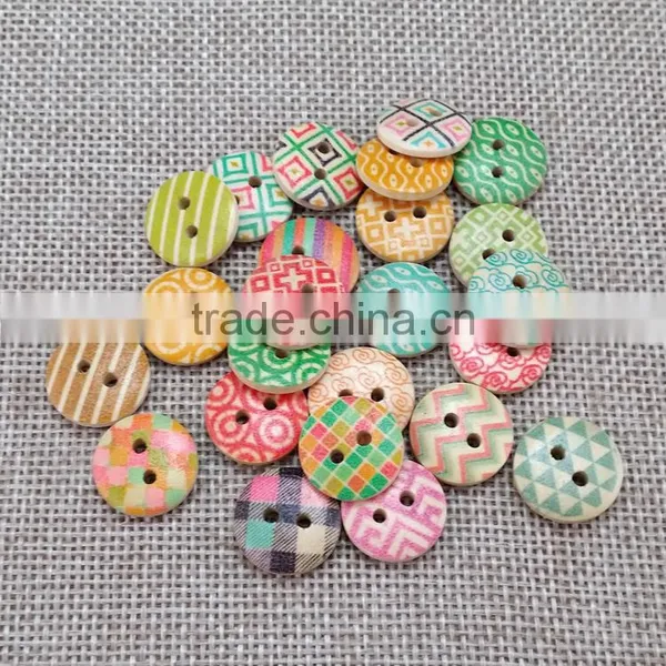 Bread Wood Button With Two-hole Button photo-2