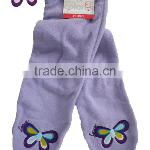 2017 Fashion 100% Polar Fleece Socks With Customized Logo photo-3