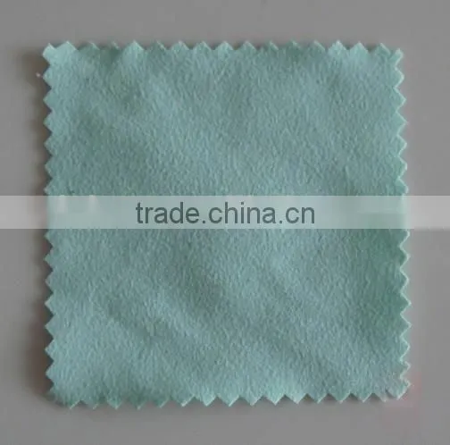 Supply Silver Jewelry Cleaning Gold Cleaner Polishing Cloth 80x80mm Cheapest Double Sides Cotton Flannels Fabric photo-5