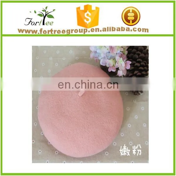 wholesale custom fancy design artist fashion winter women felt beret hats