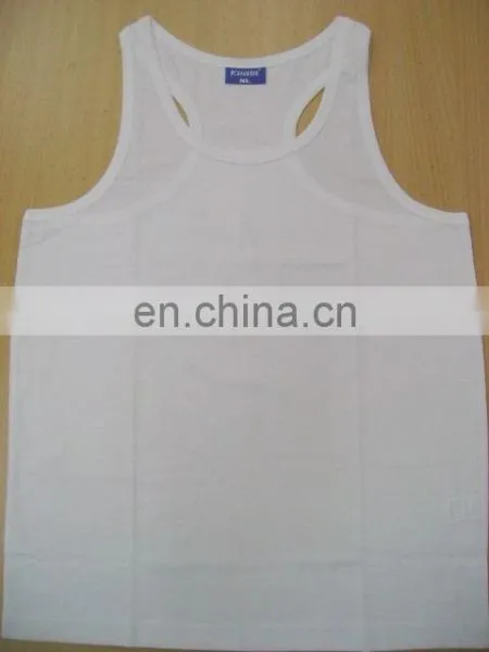 100% Cotton Men's Tank Top.