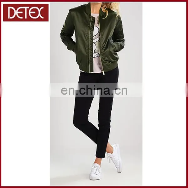 Supreme Padding Women Army Green Military Jacket photo-2