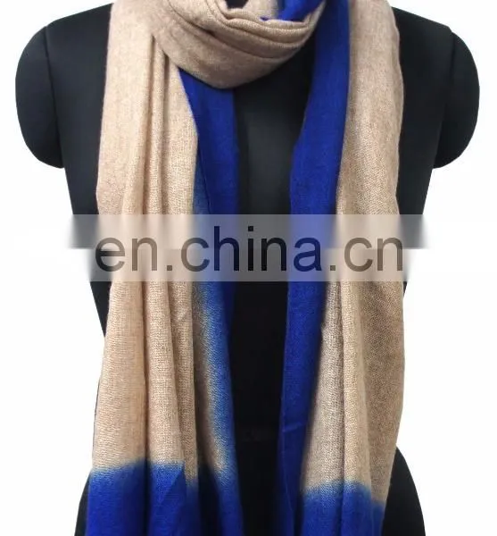 Dip Dyed Scarf Melange Pashmina Shawls Scarves , Ombre Scarfs photo-4