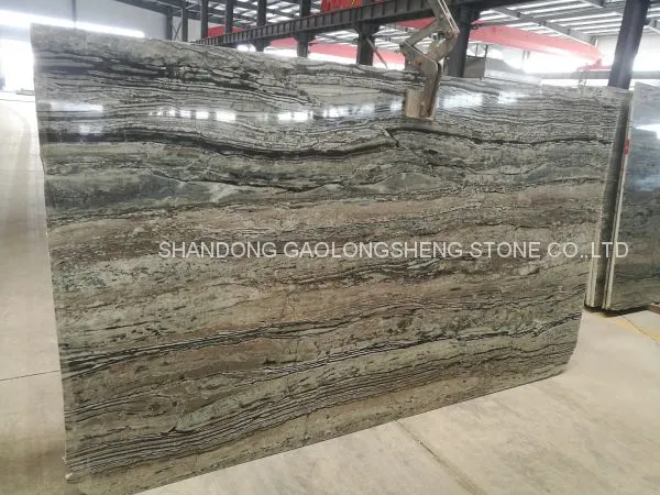 Grey Wave Marble,Zebra Stripe Marble,Grey Wooden Marble,blue Bamboo,Grey Straight Marble, Grey Wave Marble Slabs & Blocks photo-5