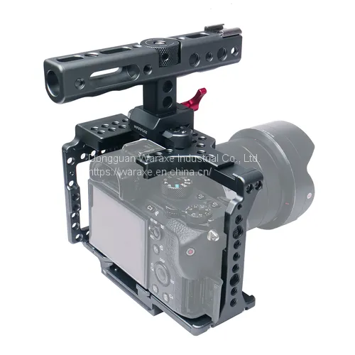 WARAXE Cage Kit For Sony A7 A7R A7S A7II A7RII Built in Quick Release Fit Arca Swiss 2751 photo-5