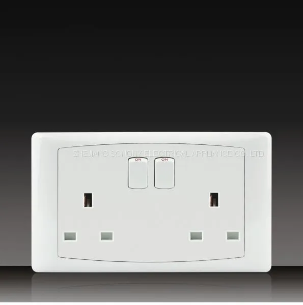 10A 250V Push Button Wall Switch Socket Digit Telephone Socket With Data Socket photo-2